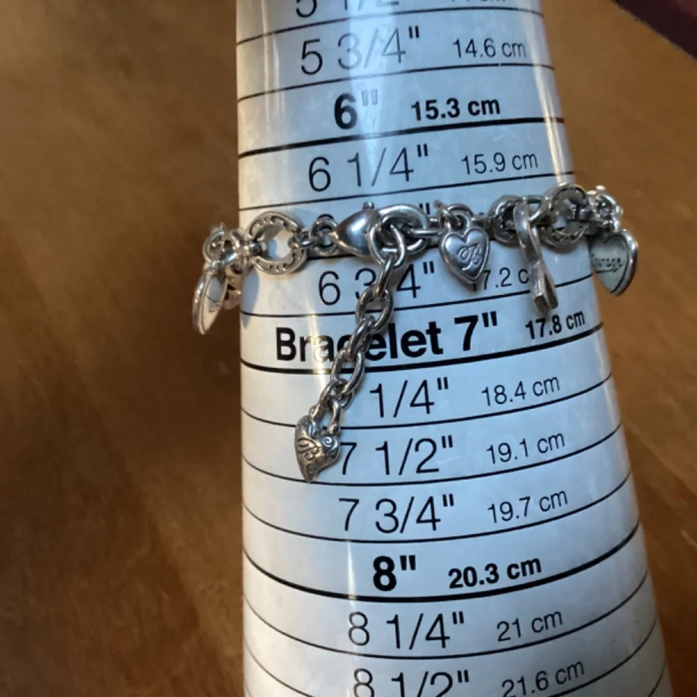 Brighton Silver-tone Charm Bracelet